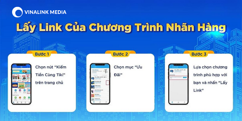 Cách 2: Lấy link trên app Affiliate Portal